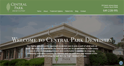 Desktop Screenshot of centralparkdentistrycc.com